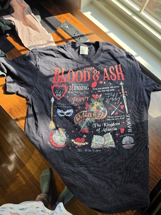 Comfort Colors Other - Comfort Colors Black 'Blood & Ash' Graphic Short Sleeve Tee